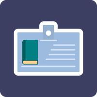 Library Card Vector Icon