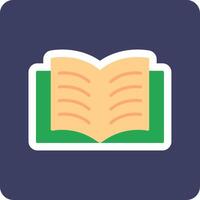 Open Book Vector Icon