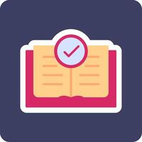 Open Book Vector Icon