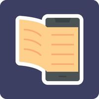 Digital Book Vector Icon