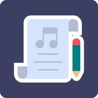 Music Composing Vector Icon