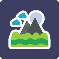 Mount Fuji Vector Icon