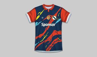 Vector soccer jersey design for sublimation, sport t shirt design