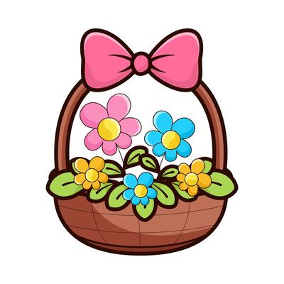 illustration design of easter day themed design elements