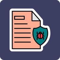 File protect Vector Icon