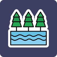 River Vector Icon