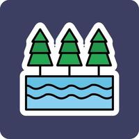 River Vector Icon