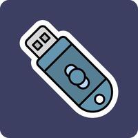 icono de vector de unidad usb