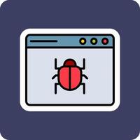 Web Bug Vector Icon