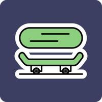 Skateboard Vector Icon