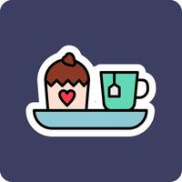 Afternoon Tea Vector Icon