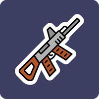 Machine Gun Vector Icon