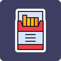 Cigarette Box Vector Icon