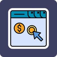 Pay Per Click Vector Icon