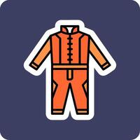 Race Suit Vector Icon