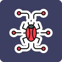Digital virus Vector Icon