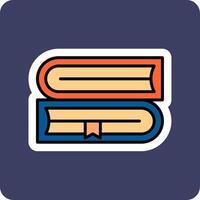 icono de vector de libros