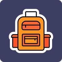 University Bag Vector Icon