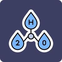 H2o Vector Icon