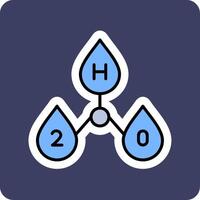 H2o Vector Icon