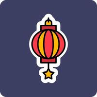 Chinese Lantern Vector Icon