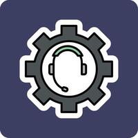 Call Serves setting Vector Icon