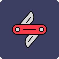 Swiss Knife Vector Icon