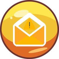 icono de vector de correo no deseado