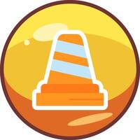 Traffic Cone Vector Icon
