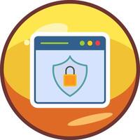 Web Security Vector Icon