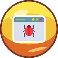 Web Bug Vector Icon