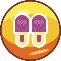 Slippers Vector Icon