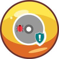 Cd Virus Vector Icon