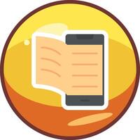 Digital Book Vector Icon