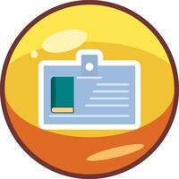 Library Card Vector Icon