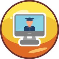 Online Learning Vector Icon