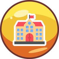 University Building Vector Icon