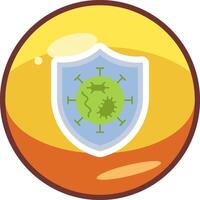 Germs Protected Vector Icon