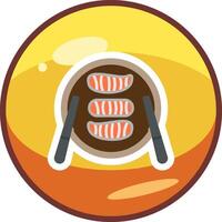 icono de vector de sushi