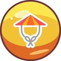 Chinese Hat Vector Icon