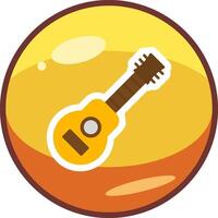 icono de vector de guitarra