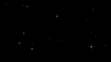 un borroso imagen de un manojo de vistoso luces y estrella partículas además con cromático brillo plata, azul, verde, rojo, blanco y mezclado color Brillantina partícula animación video