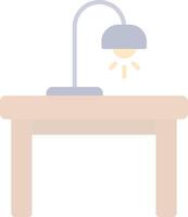 Lamp Flat Light Icon vector