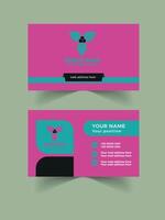 Business card template vector
