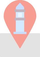 Location Flat Light Icon vector