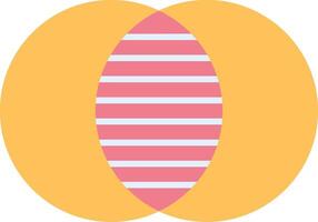 Overlap Flat Light Icon vector