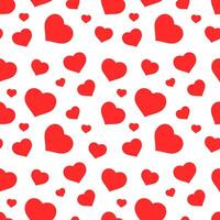 seamless pattern of love shape or heart shape vector. valentine's day vector template.