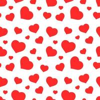 seamless pattern of love shape or heart shape vector. valentine's day vector template.