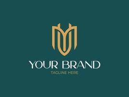 the beautiful letter MW or MU monogram in incredibly luxury and classy style, elegant circular letter M and W logo template for a high-end brand personality vector