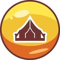 Camping Tent Vector Icon